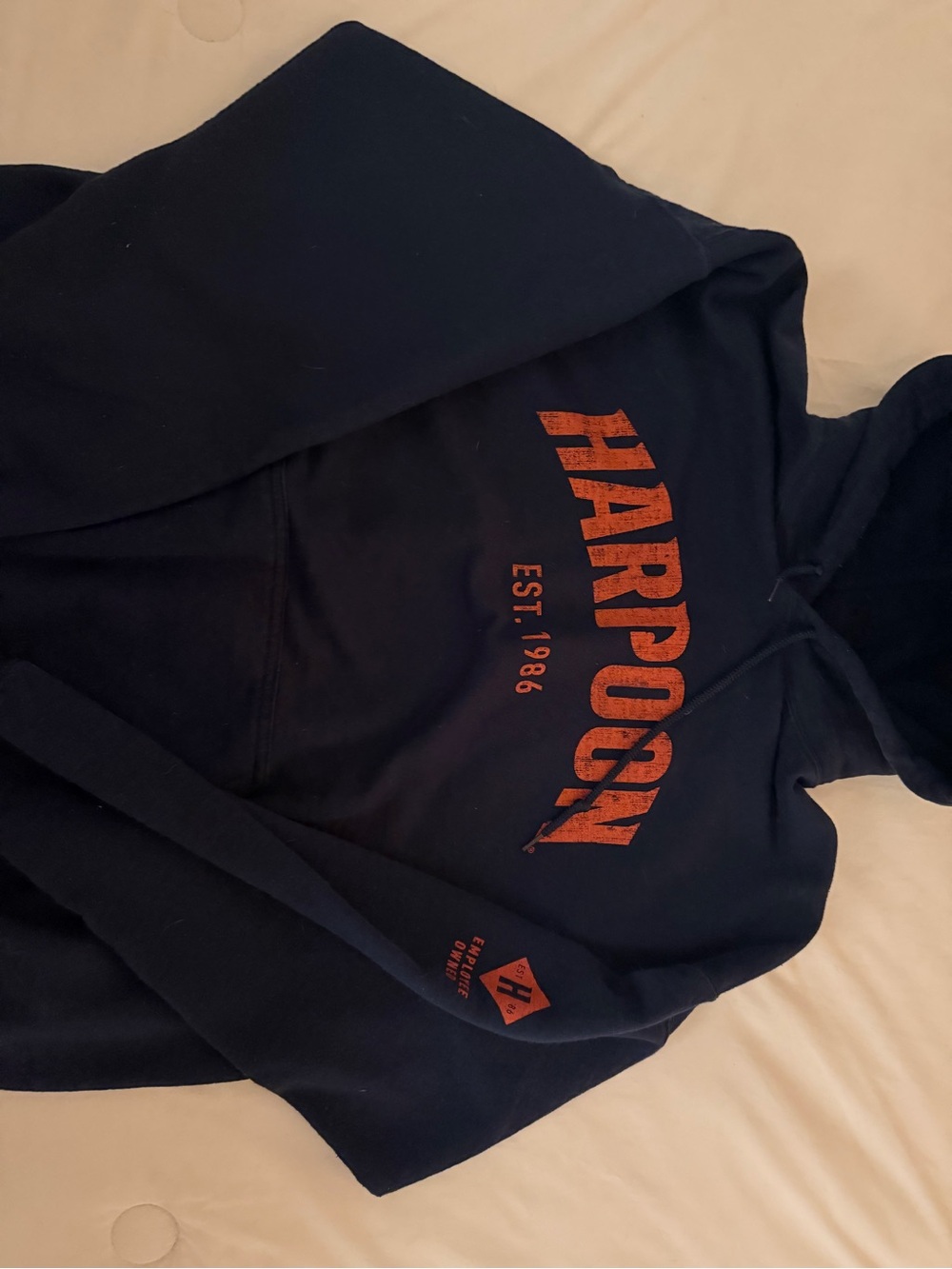 Navy Logo Hoodie - Women's Navy Sweatshirt